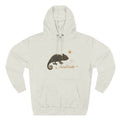 AuraVerde Chameleon Fleece Hoodie | Coastal Nature Unisex Sweatshirt