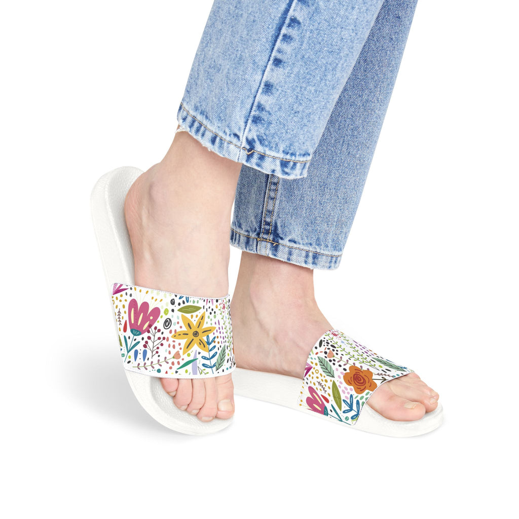 AuraVerde Wildflower Slide Sandals