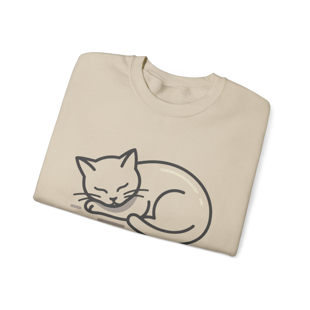 Sleeping Cat Sweatshirt | Not Today, Humans