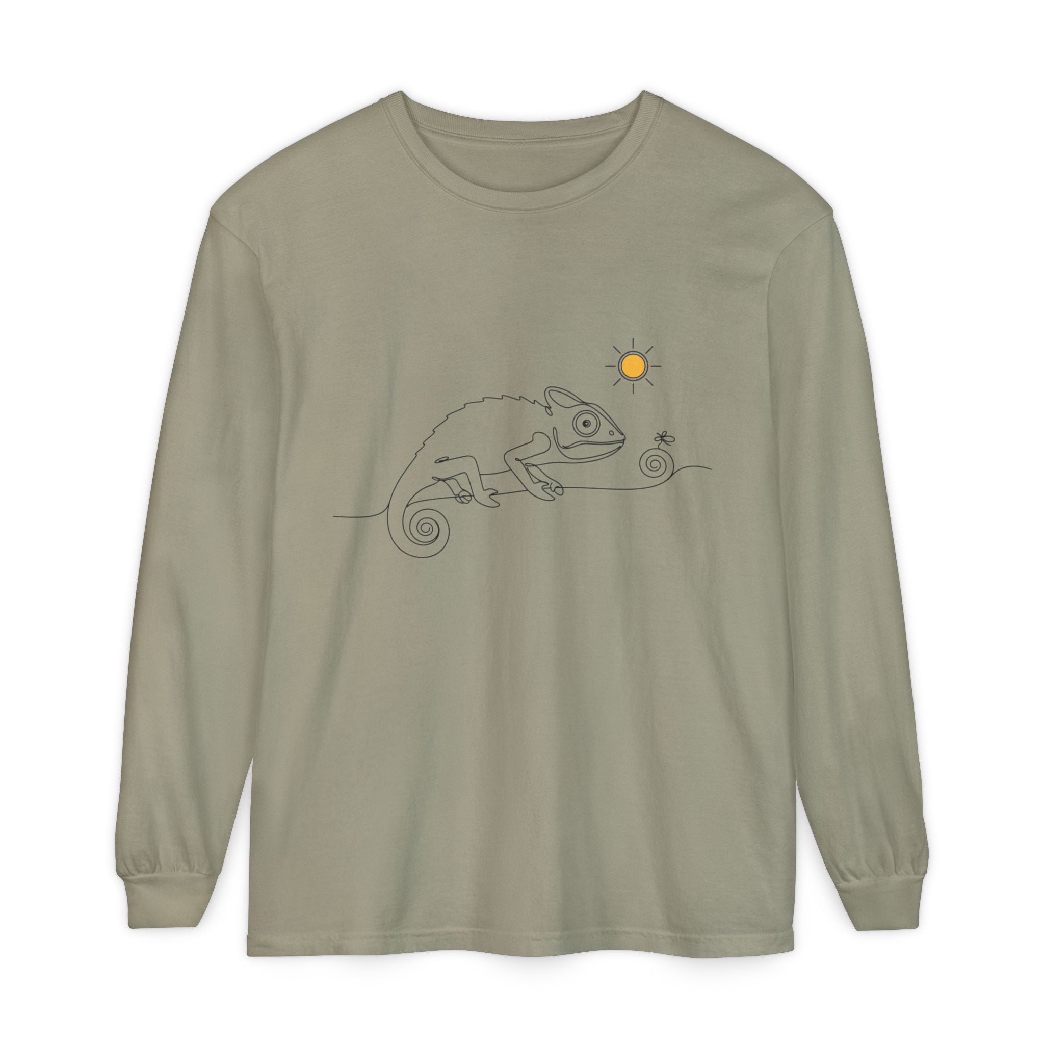Unisex Garment-dyed Long Sleeve T-Shirt