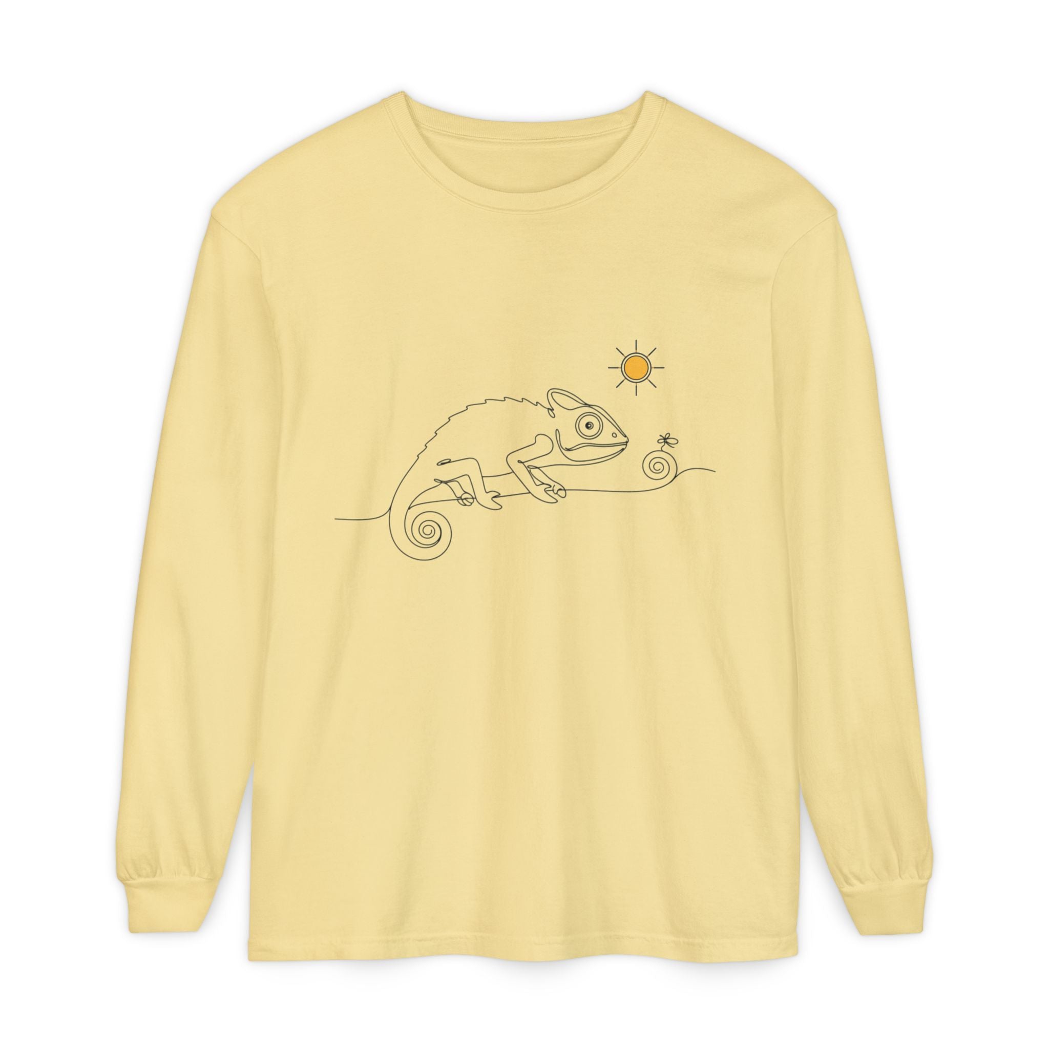 Unisex Garment-dyed Long Sleeve T-Shirt