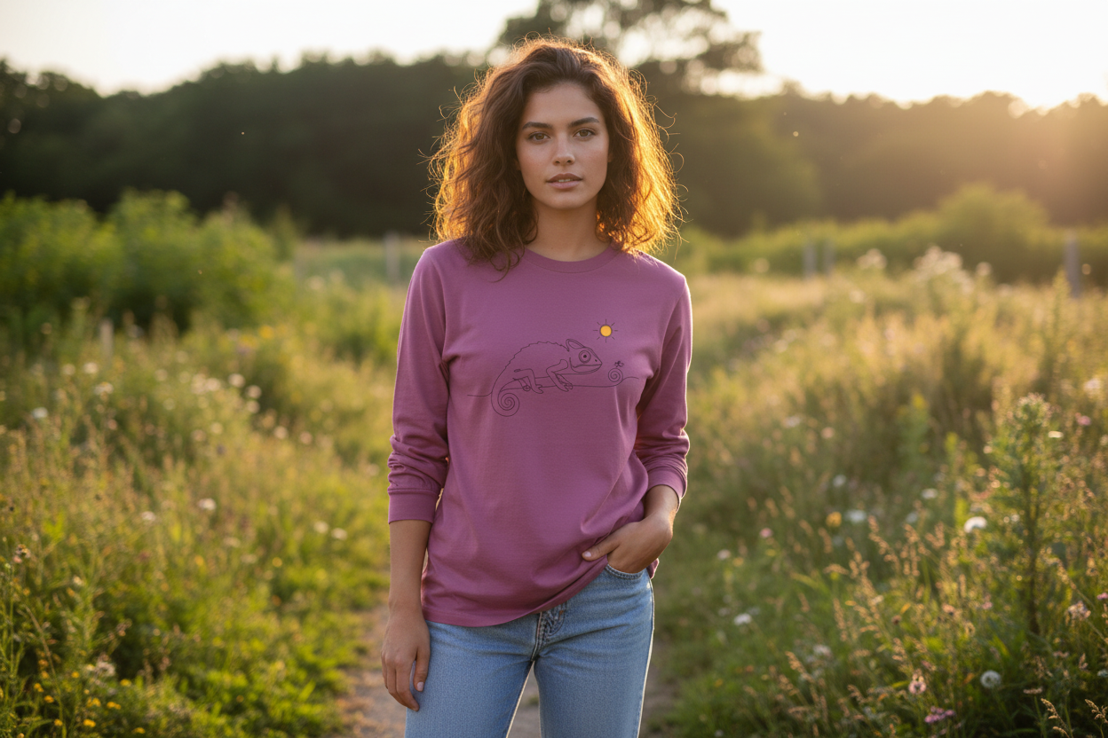 Unisex Garment-dyed Long Sleeve T-Shirt