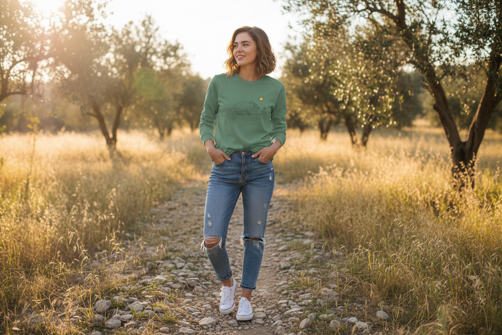 Unisex Garment-dyed Long Sleeve T-Shirt