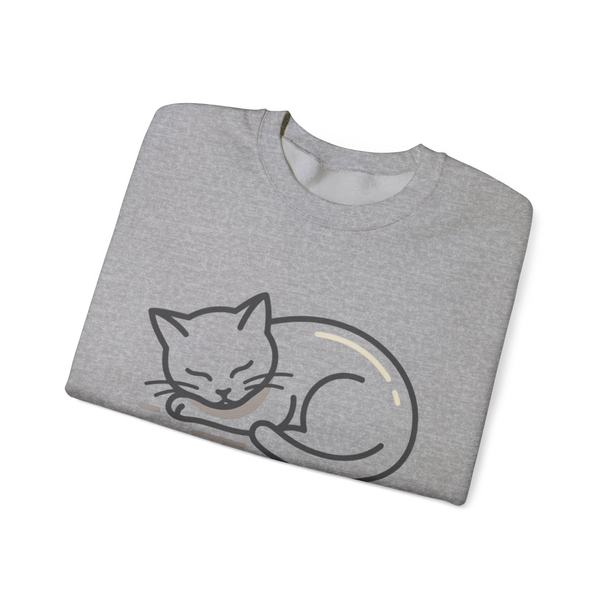 Sleeping Cat Sweatshirt | Not Today, Humans