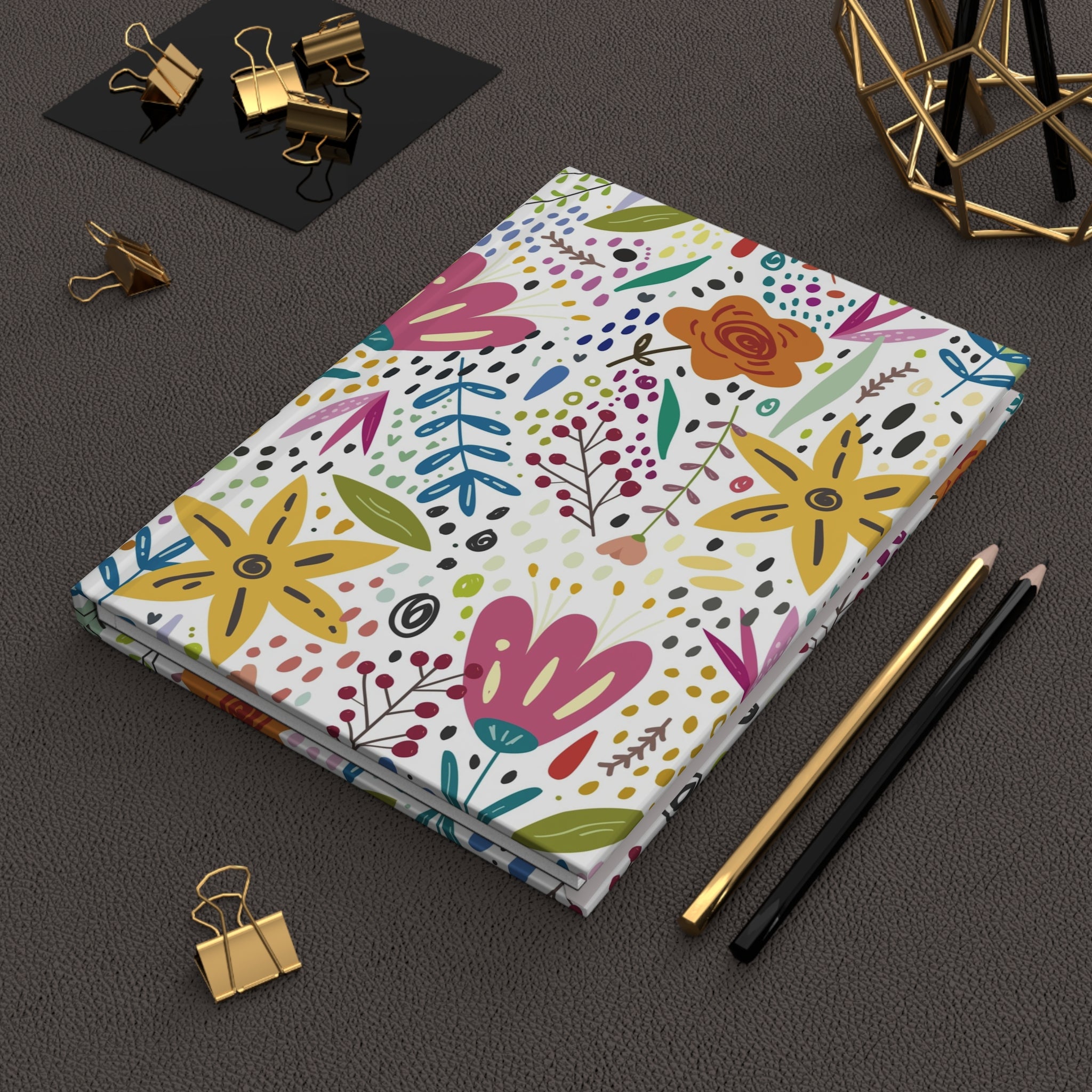 Hardcover Floral Journals