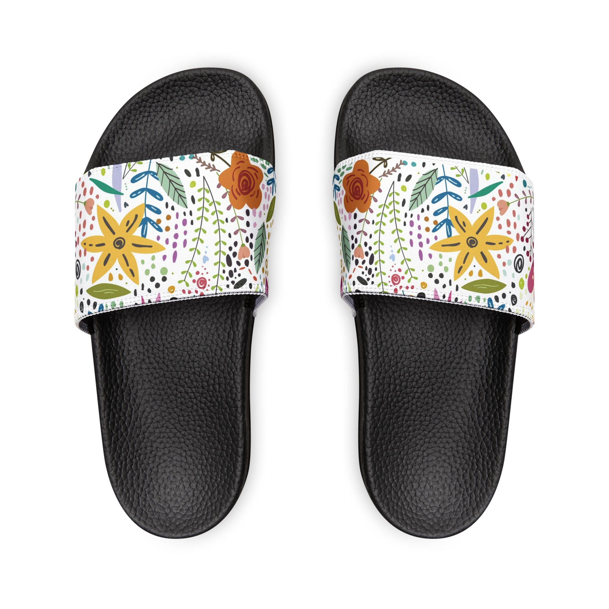 AuraVerde Wildflower Slide Sandals
