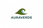 AuraVerde Logo toque azul