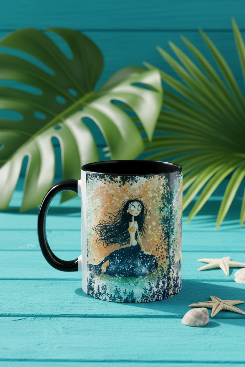 Mermaid Nightscape Mug - Tropical Lifestyle
