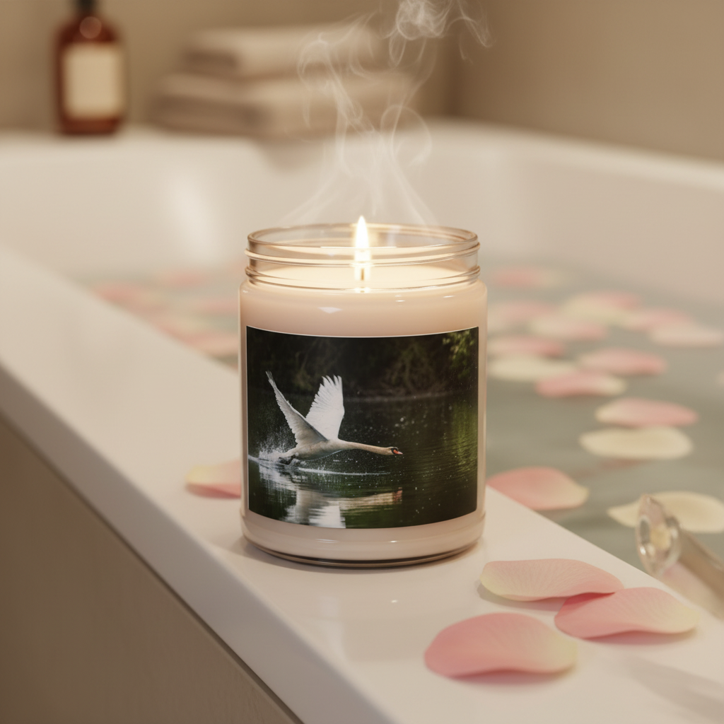 Swan Lake Candle - Spa Bath Lifestyle