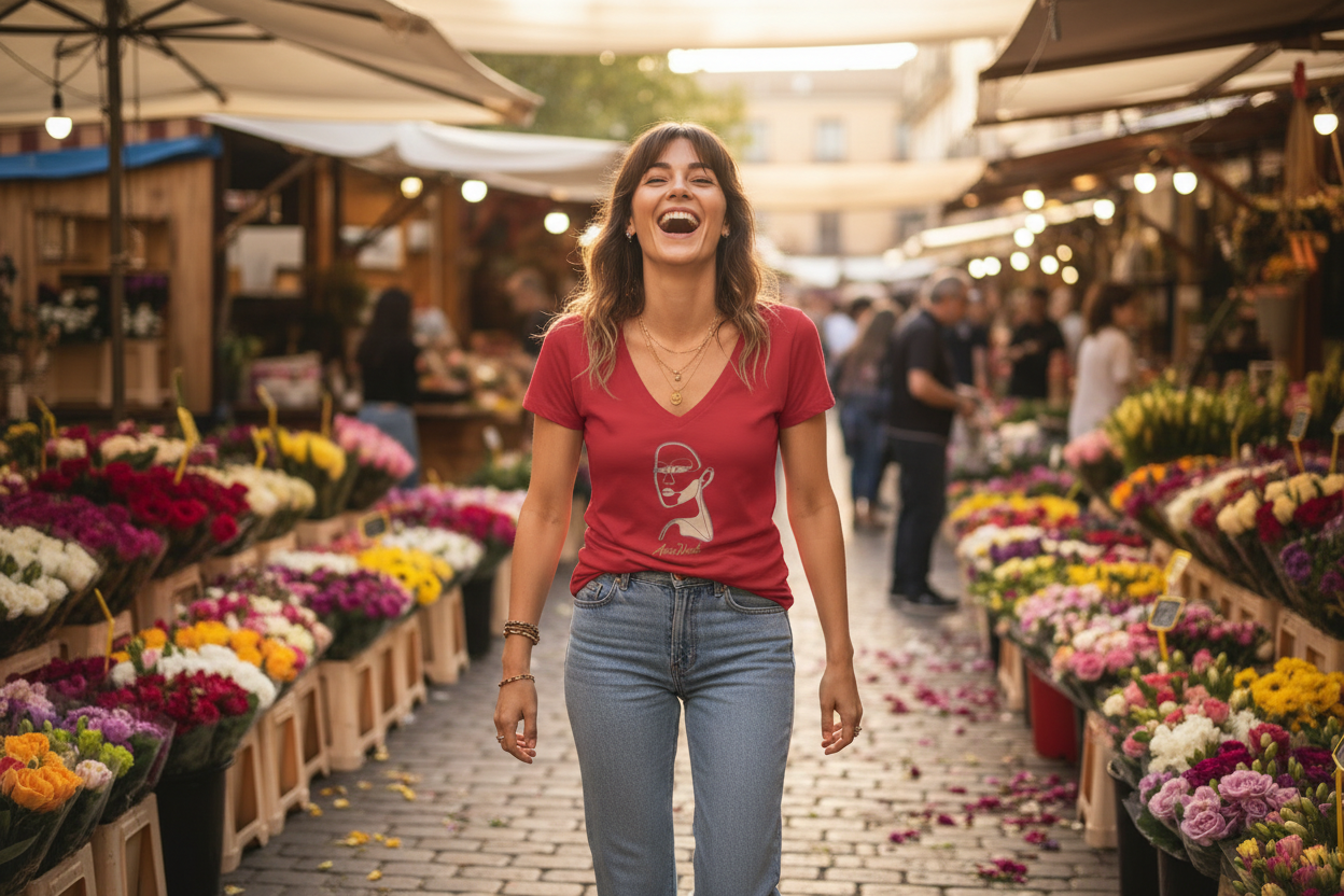 Lifestyle roja flores
