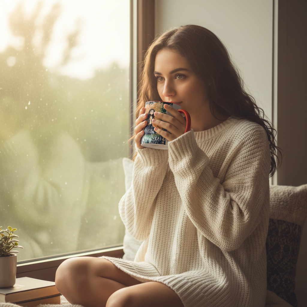 Mug - Mañana ventana