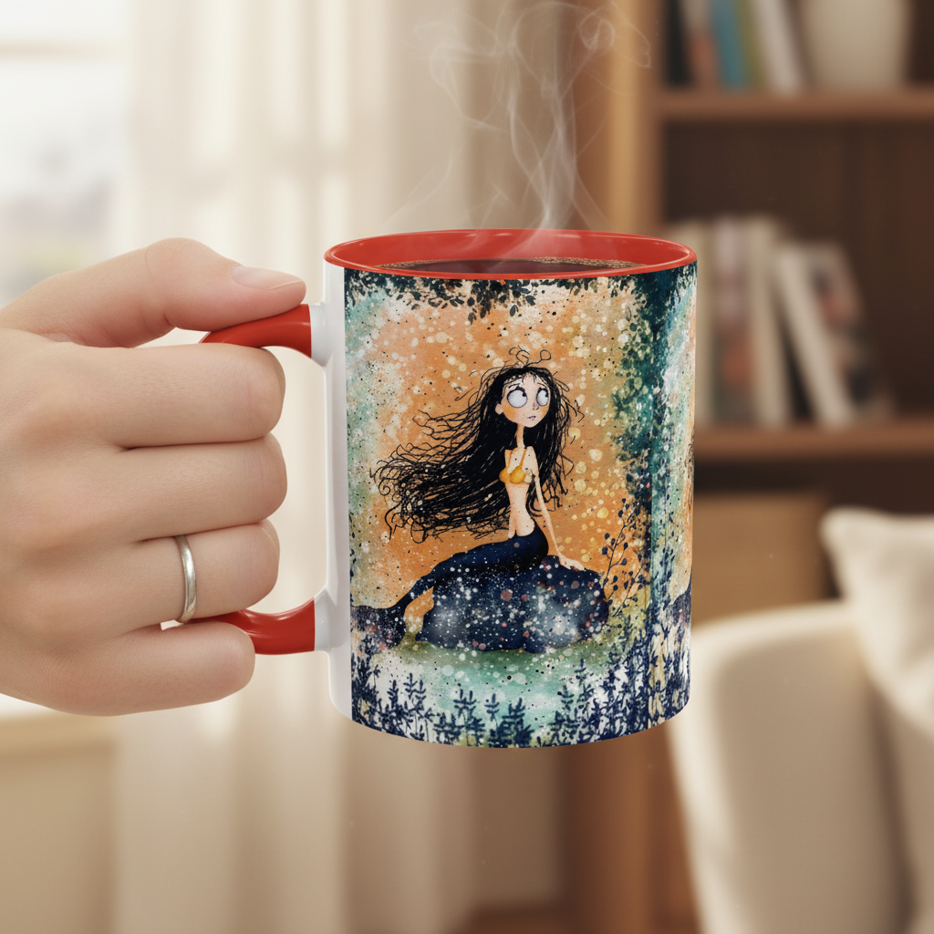 Mug roja - hogar